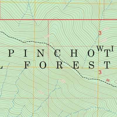 Packwood Lake, WA FSTopo Preview 2