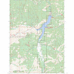 Painted Rocks Lake, MT FSTopo Preview 1