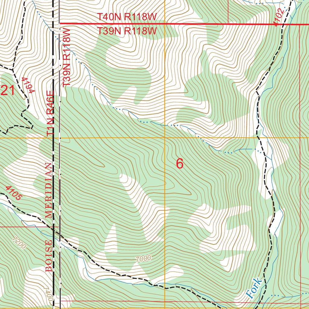 Palisades Peak, ID-WY FSTopo Map by US Forest Service - Topo | Avenza Maps