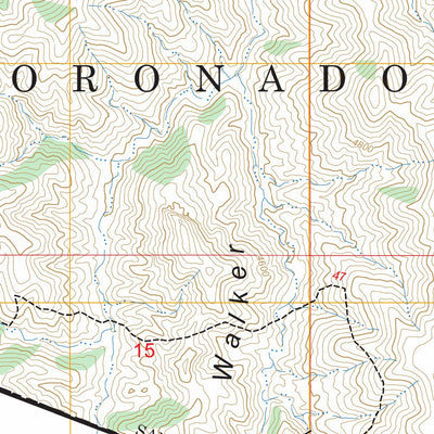 Pajarito Peak, AZ-SON FSTopo Preview 3