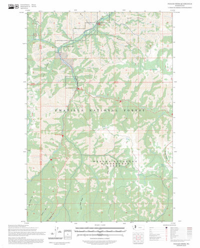 Panjab Creek, WA FSTopo Preview 1