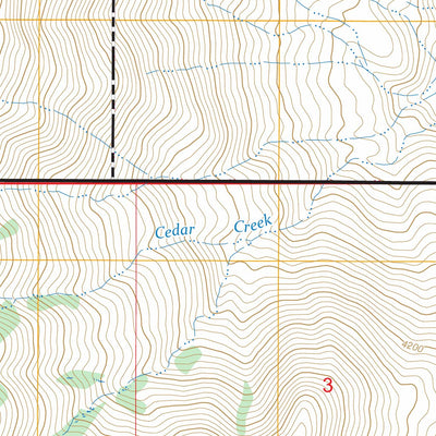 Palm View Peak, CA FSTopo Preview 2