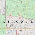 Papoose Creek, CA FSTopo Preview 2