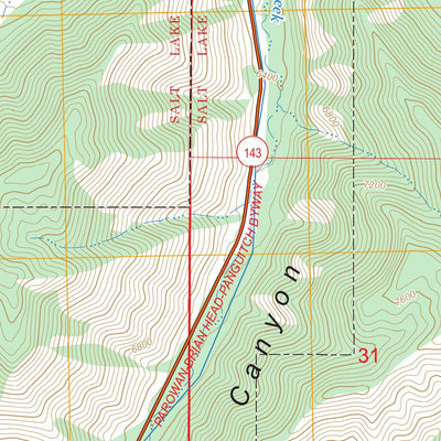 Parowan, UT FSTopo Preview 2