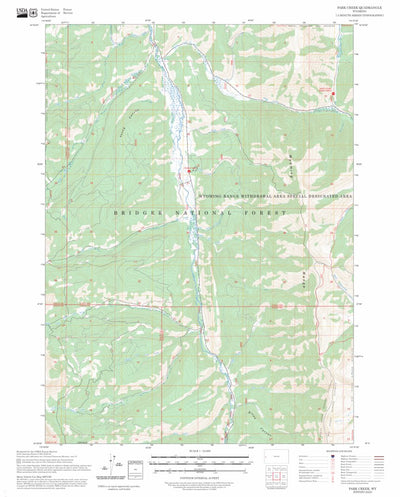 Park Creek, WY FSTopo Preview 1