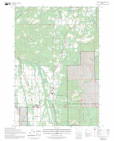 Parkdale, OR FSTopo Preview 1