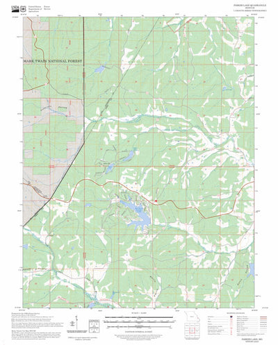 Parker Lake, MO FSTopo Preview 1