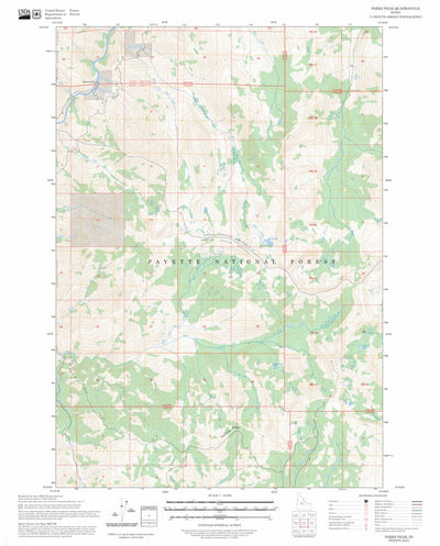 Parks Peak, ID FSTopo Preview 1