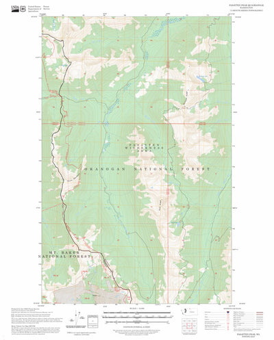 Pasayten Peak, WA FSTopo Preview 1