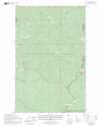 Pass Creek, WA FSTopo Preview 1
