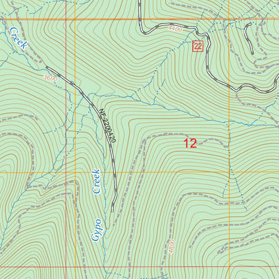 Pass Creek, WA FSTopo Preview 2