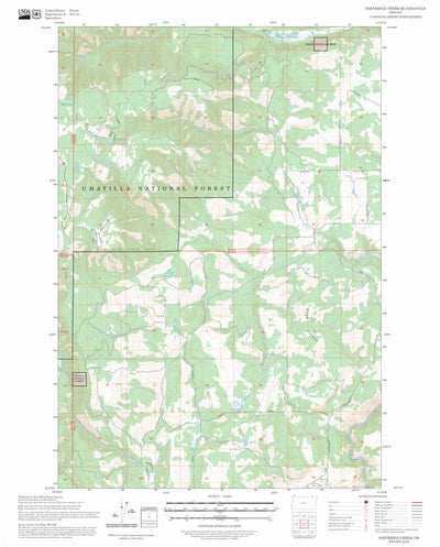 Partridge Creek, OR FSTopo Preview 1