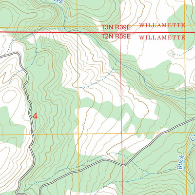 Partridge Creek, OR FSTopo Preview 2