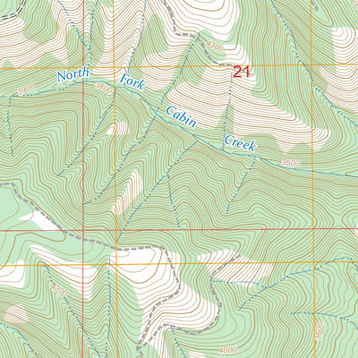 Partridge Creek, OR FSTopo Preview 3