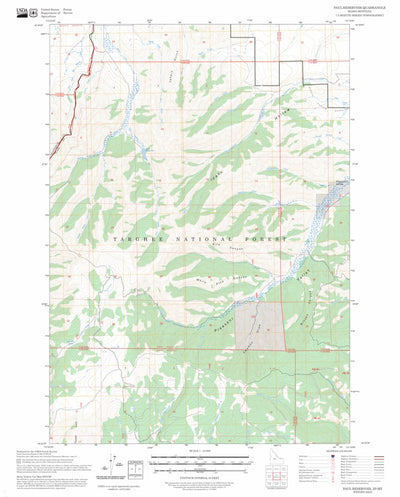Paul Reservoir, ID-MT FSTopo Preview 1