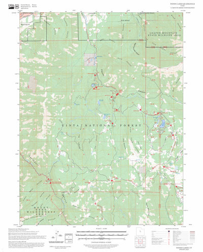 Payson Lakes, UT FSTopo Preview 1