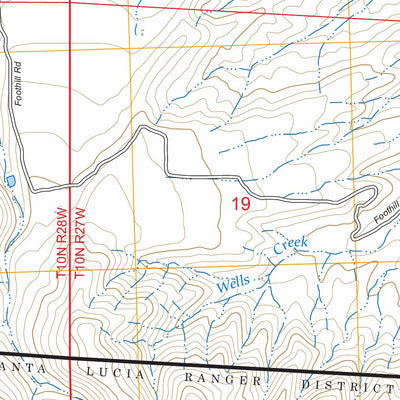 Peak Mountain, CA FSTopo Preview 2