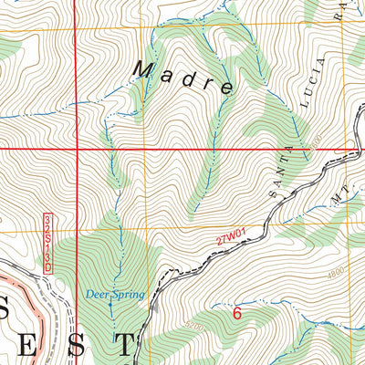 Peak Mountain, CA FSTopo Preview 3