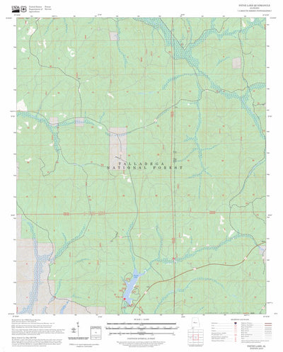 Payne Lake, AL FSTopo Preview 1