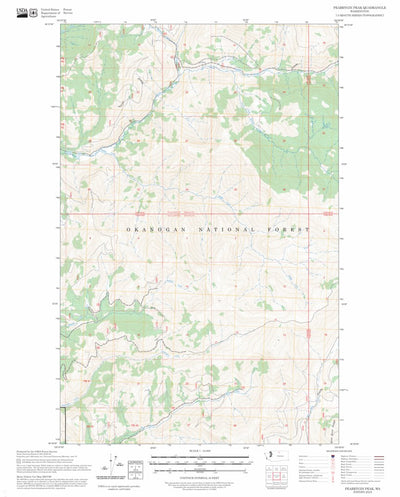 Pearrygin Peak, WA FSTopo Preview 1