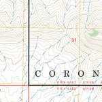 Pedregosa Mountains West, AZ FSTopo Preview 2