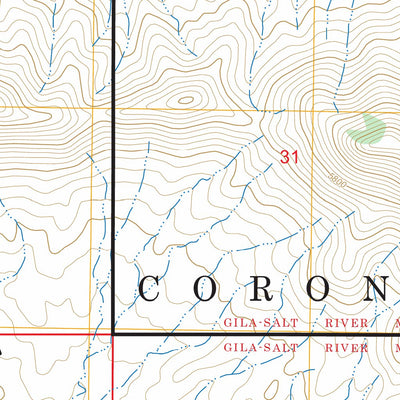 Pedregosa Mountains West, AZ FSTopo Preview 2