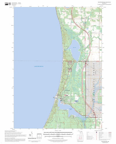 Pentwater, MI FSTopo Preview 1