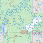 Perch Lake, MI FSTopo Preview 3