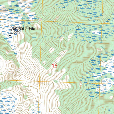 Petersburg B-2 NE, AK FSTopo Preview 3