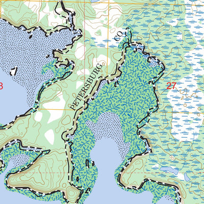 Petersburg B-4 NW, AK FSTopo Preview 3