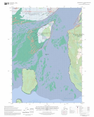 Petersburg C-2 SE, AK FSTopo Preview 1