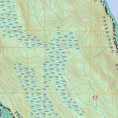 Petersburg B-6 NW, AK FSTopo Preview 3