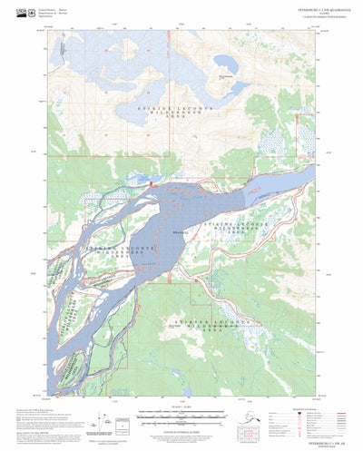 Petersburg C-1 NW, AK FSTopo Preview 1