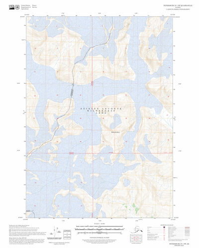 Petersburg D-1 SW, AK FSTopo Preview 1
