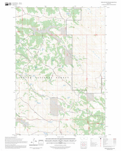 Phillips Butte, MT FSTopo Preview 1