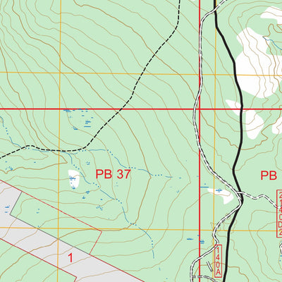 Picket Pin Mountain, MT FSTopo Preview 2