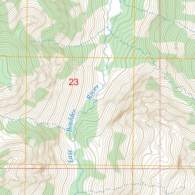 Picket Pin Mountain, MT FSTopo Preview 3
