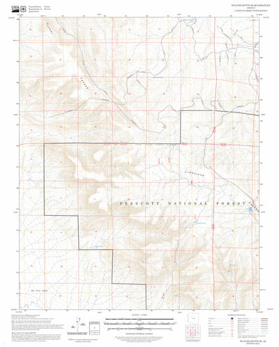 Picacho Butte SE, AZ FSTopo Preview 1