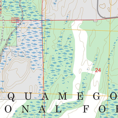 Pike Lake NW, WI FSTopo Preview 2