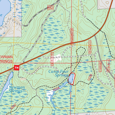 Pike Lake NW, WI FSTopo Preview 3