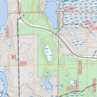 Pimushe Lake, MN FSTopo Preview 3