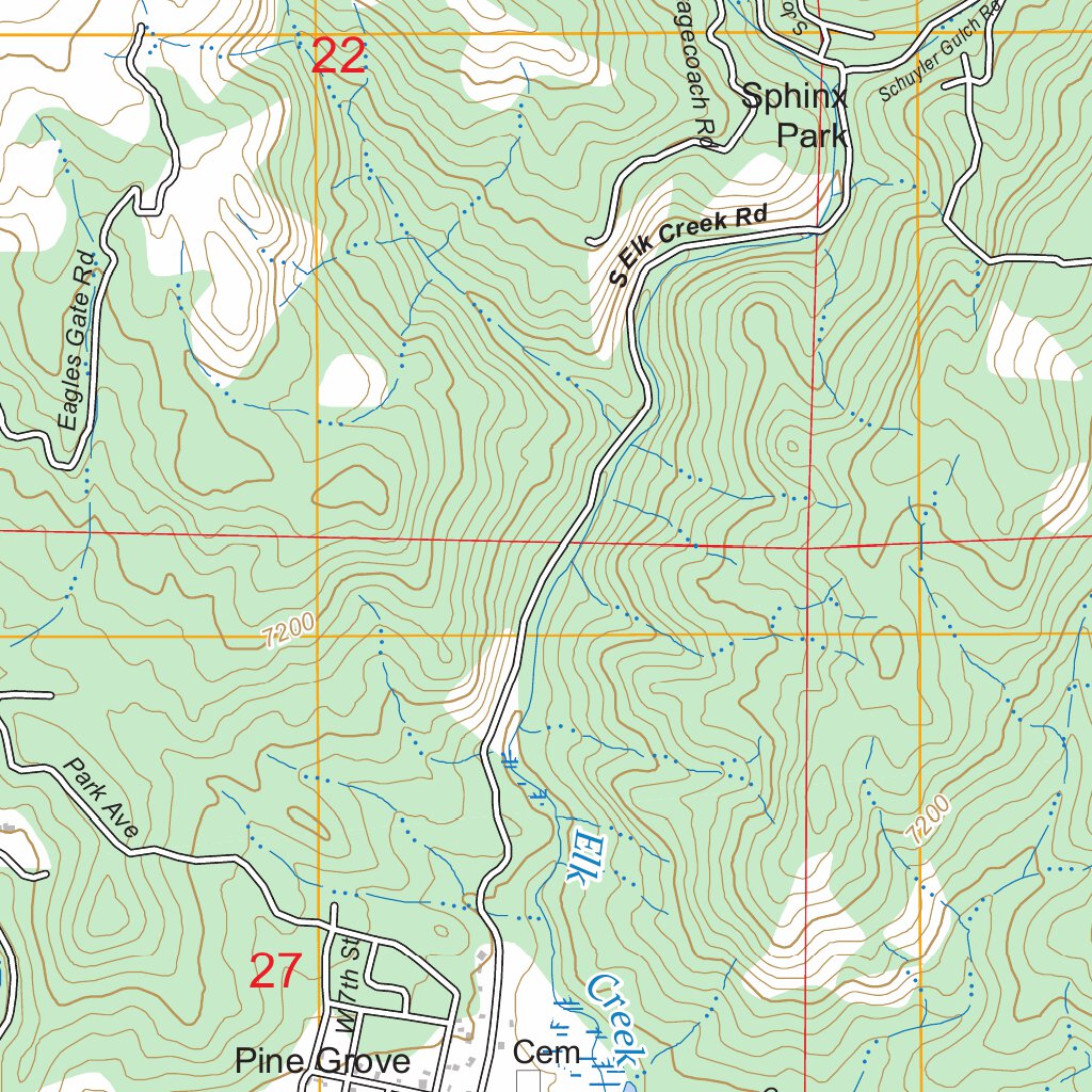 Pine, CO FSTopo Map by US Forest Service - Topo | Avenza Maps