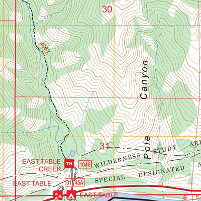 Pine Creek, WY FSTopo Preview 3