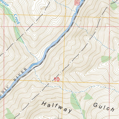 Pine Creek Rapids, ID FSTopo Preview 3
