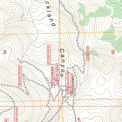 Pine Grove Spring, NV FSTopo Preview 3