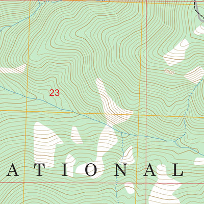 Pine Creek Ridge, ID FSTopo Preview 2