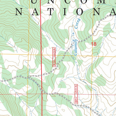 Pine Mountain, CO FSTopo Preview 2