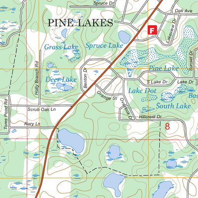 Pine Lakes, FL FSTopo Preview 2