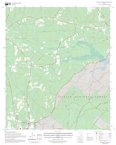 Pineland North, TX FSTopo Preview 1