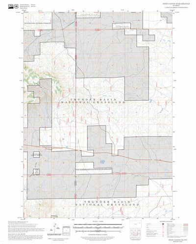 Piney Canyon NE, WY FSTopo Preview 1